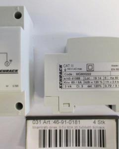 Current transformer dinsk. 0-5V 60 A 35,5x58x85 Schrack